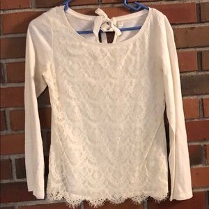 White lace top ❤️